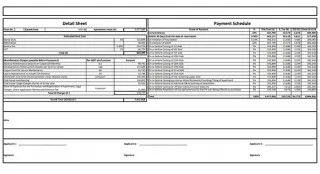 24K Manor Costing Details